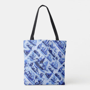 VINTAGE-SCHIFFE,SEGELSCHIFFE,Navy Blau