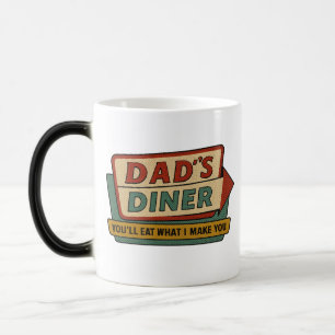 Vintage-Schilder von Dad’s Diner – Ben-Day 1950er  Verwandlungstasse