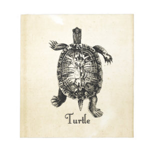 VINTAGE SCHILDKRÖTE NOTIZBLOCK