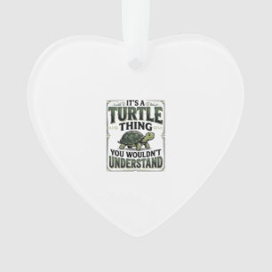 Vintage-Schildkröten-Ding Lustiges Schildkrötenlie Ornament