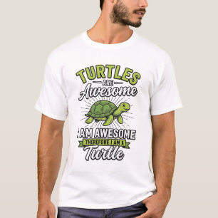 Vintage-Schildkröten sind großartig Lustiges Schil T-Shirt
