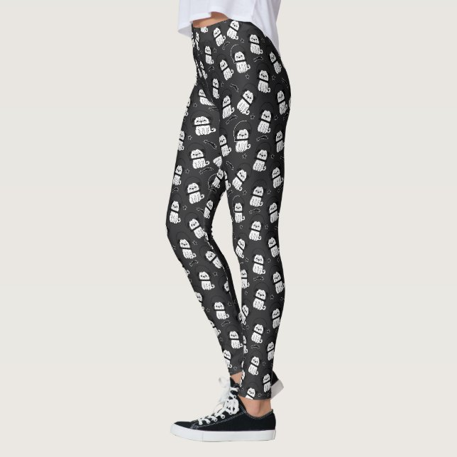 Vintage Schildkrötenmuster Leggings (Links)