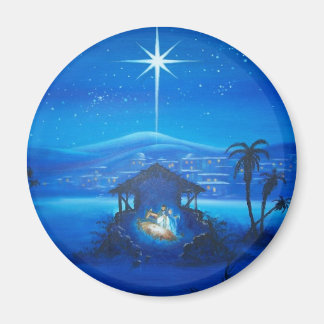 Vintage Schlachtabendszene Magnet