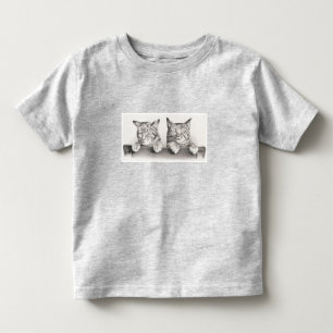 Vintage Schlafkatzen Lithograph, 1874 Kleinkind T-shirt
