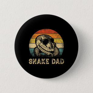 Vintage Schlange Dad Schlangenliebhaber Daddy Vate Button