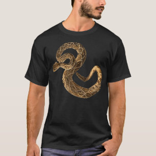 Vintage Schlange Östliche Diamant-Klapperschlange T-Shirt
