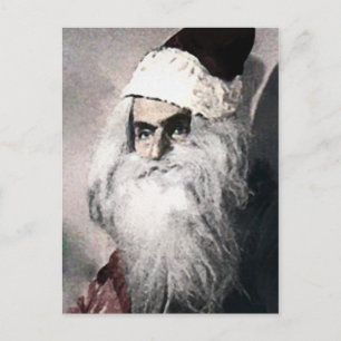 Vintage schlechte Weihnachtsmann-Weihnachtspostkar Postkarte