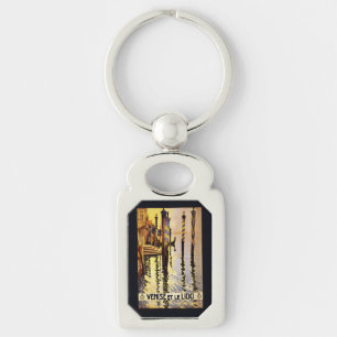Vintage Schlüsselkette "Venise et le Lido" Italien Schlüsselanhänger