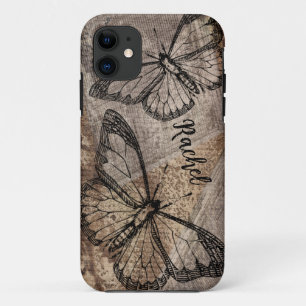 Vintage Schmetterling, individuell Case-Mate iPhone Hülle
