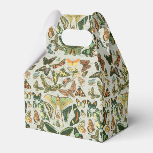 Vintage-Schmetterling-Motte-Musterdruck Geschenkschachtel