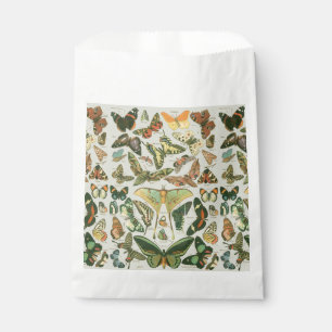 Vintage-Schmetterling-Motte-Musterdruck Geschenktütchen