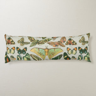 Vintage-Schmetterling-Motten-Musterdruck Seitenschläferkissen