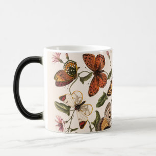 Vintage Schmetterling & Nachtfalter Verwandlungstasse