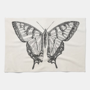 Vintage Schmetterling Personalisierte Schmetterlin Küchentuch