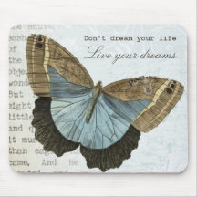 Vintage Schmetterling positive inspirierende Zitat