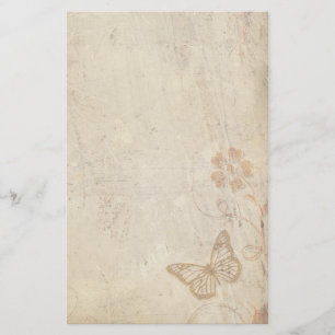 Vintage Schmetterlinge Briefpapier