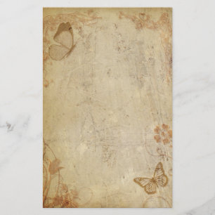 Vintage Schmetterlinge Briefpapier