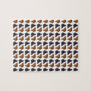 Vintage Schmetterlinge Illustration Art Puzzle