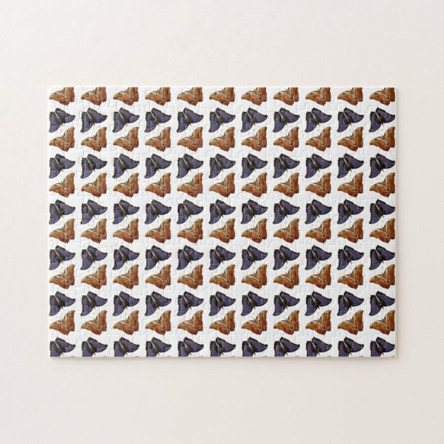 Vintage Schmetterlinge Illustration Art Puzzle (Horizontal)