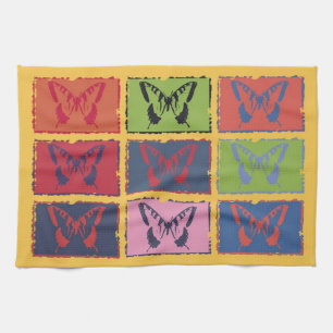 Vintage Schmetterlinge Küchentuch