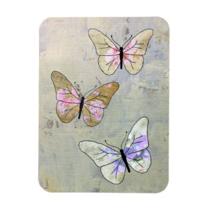 Vintage Schmetterlinge Magnet