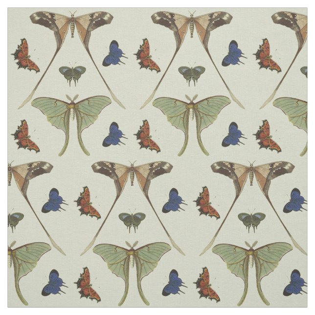 Vintage Schmetterlinge Stoff (Muster)