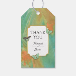 Vintage Schmetterlinge Südwestfarben Vielen Dank Geschenkanhänger