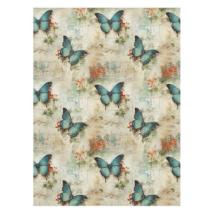 Vintage Schmetterlinge und Blume (12) Tischdecke