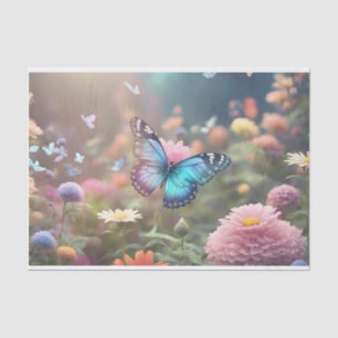 Vintage Schmetterlingseide Seidenpapier