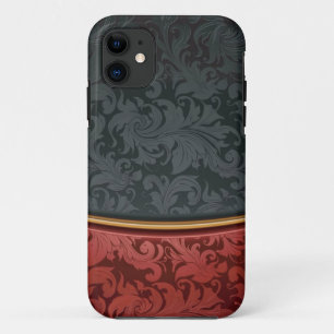 Vintage-Schmuck rot und schwarz Case-Mate iPhone Hülle