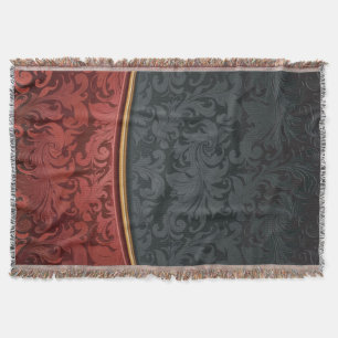 Vintage-Schmuck rot und schwarz Decke