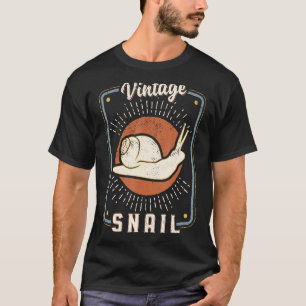 Vintage Schnecke Retro Klassische Tierart Liebe 1 T-Shirt