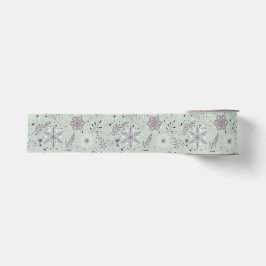 Vintage Schnee Ripsband