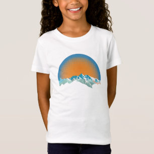 Vintage Schneeberge T-Shirt