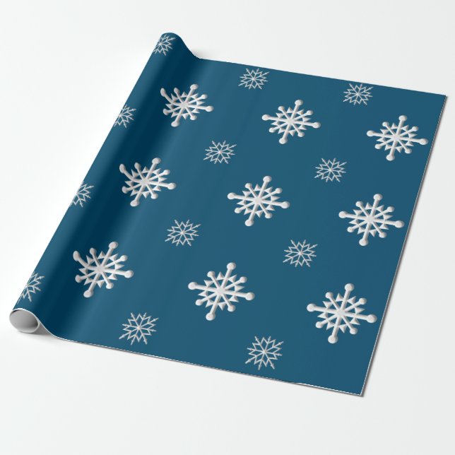 "VINTAGE SCHNEEFLAKE" GESCHENKPAPIER (Ungerollt)