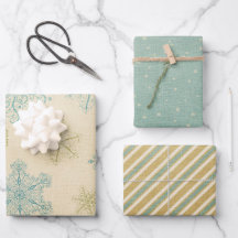 Vintage Schneeflocke Winterrustikale aquamarine Cr