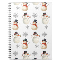 Vintage-Schneemann-Weihnachts-Schneeflocken
