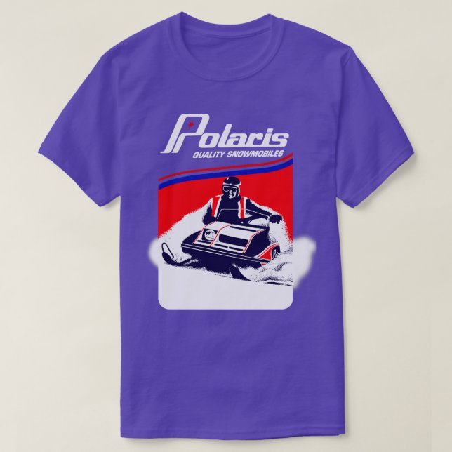 Vintage Schneemobile 1 T-Shirt (Design vorne)