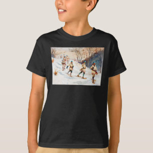 "Vintage Schneeschuhwanderung" T - Shirt