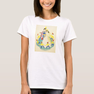 Vintage-Schneewittchen und die sieben Zwerge Poste T-Shirt