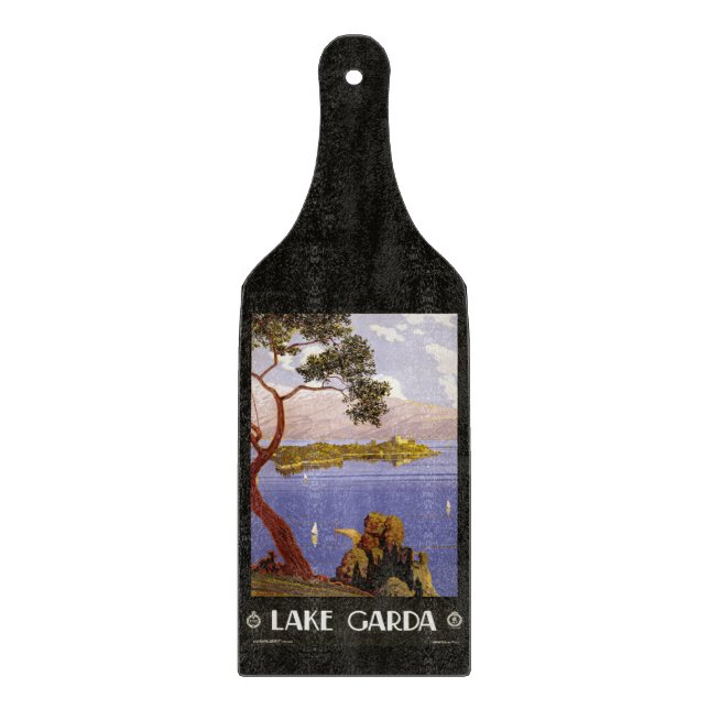 Vintage Schneidebretter am Gardasee Schneidebrett (Vorderseite)