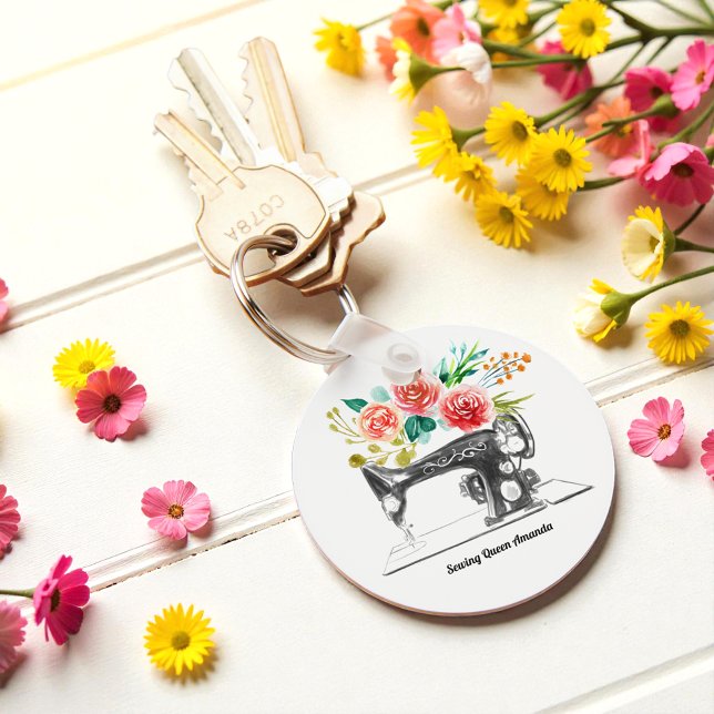 Vintage Schneidermaschine Schlüsselanhänger (Von Creator hochgeladen)