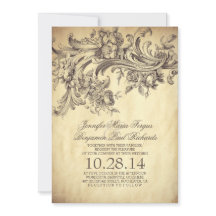 Vintage Schnörkel Elegante Hochzeiten und Luxushoc