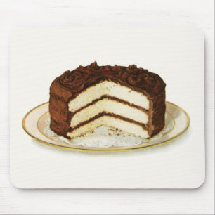 Vintage Schokolade-Eisschicht-Kuchenmousepad Mousepad