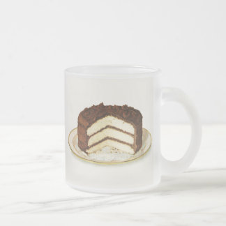 Vintage Schokolade Mattglastasse