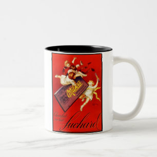 Vintage Schokolade Zweifarbige Tasse
