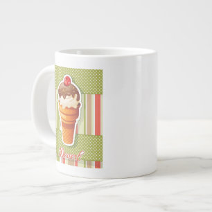 Vintage-Schokoladeneis Jumbo-Tasse