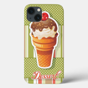 Vintage SchokoladenEiscreme Case-Mate iPhone Hülle