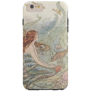 Vintage schöne Girly Meerjungfrau unter dem Meer Tough iPhone 6 Plus Hülle