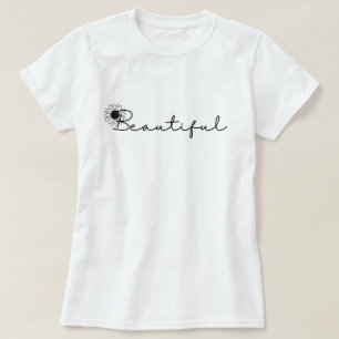 Vintage schöne Schwarze Sonnenblume Blume Blumen T-Shirt